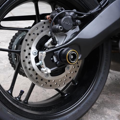 Motorcycle Front Rear Fork Sliders Wheel Frame Slider Crash Protector Axle Slider Crash Pads Compatible With 2026 GSXR 600 GSX-R 750 1000 GSX-R750 gsx-r600 gsxr1000 r (Red) - color: Red