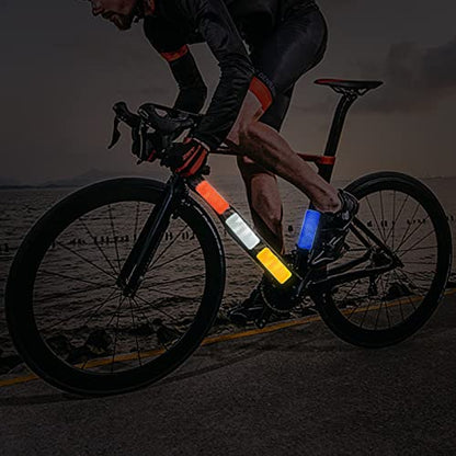 25 Pcs Warning Reflective Stickers Assortment Outdoor Waterproof Reflective Tape Safety Reflective Stickers 1.2x3.25Inch Driveway Reflectors Stickers Night Visibility Adhesive Stickers - size: 25Pcs