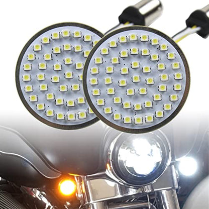 Eectra glide Led turn signal Motorcycle Lights 2" 50mm Bullet Style LED Turn Signals Pannel with Harley Sportster Dyna Road King Electra Glide Iron 883 Softail Street Glide
