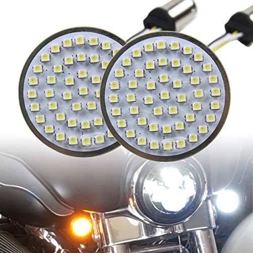 Eectra glide Led turn signal Motorcycle Lights 2" 50mm Bullet Style LED Turn Signals Pannel with Harley Sportster Dyna Road King Electra Glide Iron 883 Softail Street Glide