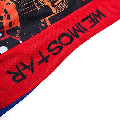 Cycling Jerseys Men,Mountain Bike Jersey Summer Short Sleeve Breathable Bicycle Tops Riding Bike Shirts Quick Dry - color: Cf0172, size: Medium