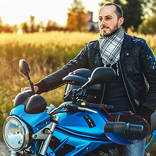 4 Black Motorcycle Throttle Mounts - Wrist Throttle Assist Rest Control Handlebar Grip Cruise Control Assist for Motorcycles, Scooters, Electric Bikes