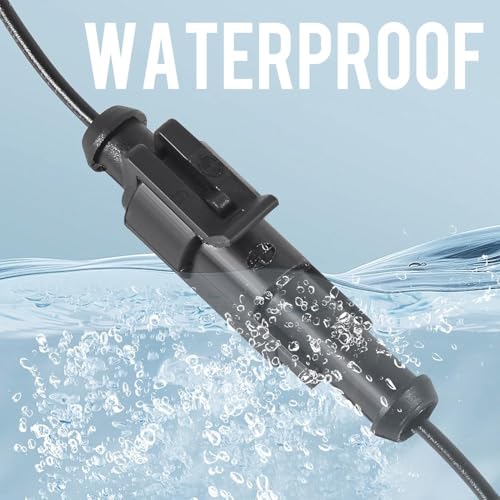 10 Kits 1 Pin Connector Waterproof,16 AWG 1 Way Automotive Electrical Wire Connector for Car, Truck, Boat, and Other Wire Connections - color: 10Pair 1PIN
