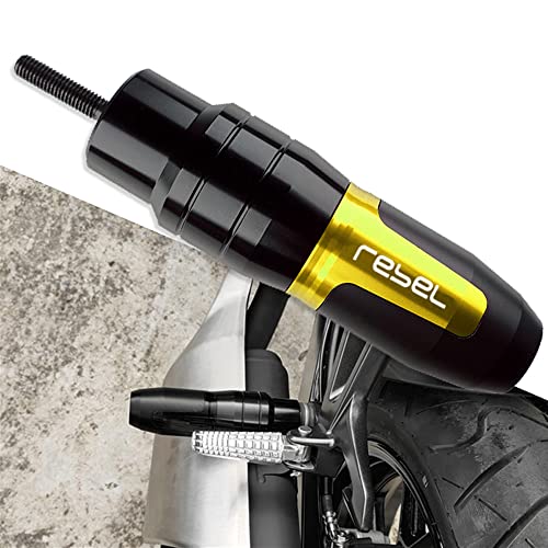 For Rebel CMX 1100 CMX1100 2021 Motorcycle CNC Accessoires Falling protection Exhaust Slider Crash pad slider with logo - color: black