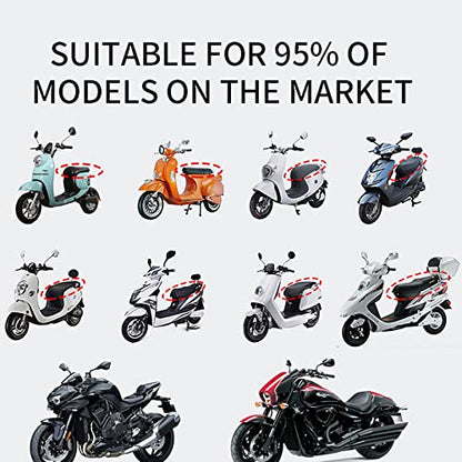 3D Air Shock Absorbing Motorcycle Seat Cushion - Air Filled Motorcycle Seat Pad Butt Protector - Breathable Motorcycle Seat Cover Reduces Pressure and Fatigue. Makes Long Rides More Comfortable
