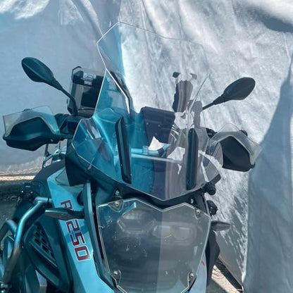Motorcycle Tall Windscreen Windshield Screen Shield Wind Deflector Compatible with B.M.W R1200GS LC R 1200GS ADV 2014-2018 R1250GS R 1250GS Adventure 2018-2023 (Clear) - color: Clear