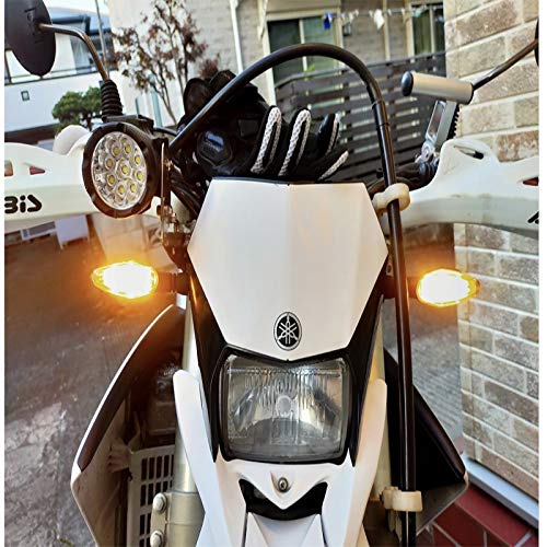 LED Turn Signal Light E-MARK Vehicle Inspection 2pcs set Motorbike Universal High brightness DC12V - color: Clear / 2pcs, size: Model 2