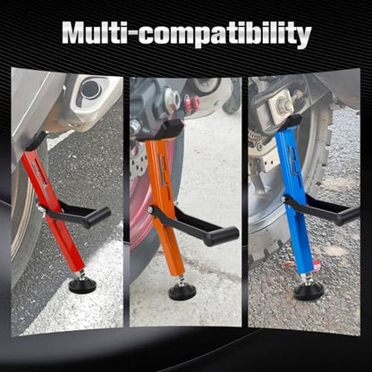 Motorcycle Stand Rear Wheel Stand,Foldable Convenient Dirt Bike Lift Universal for All Most Dirt Pit Bike Motorcycle Naked Cruiser Blue - color: Blue