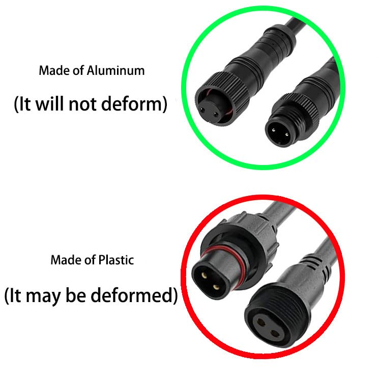 2pin Waterproof Connector,IP68 16WAG Y Shape 1 Male-Divided-2 Female Spillter Connector,LED Extension Cable for Car,Boat,Indoor/Outdoor LED Strip Lights. - size: Y Shape connector