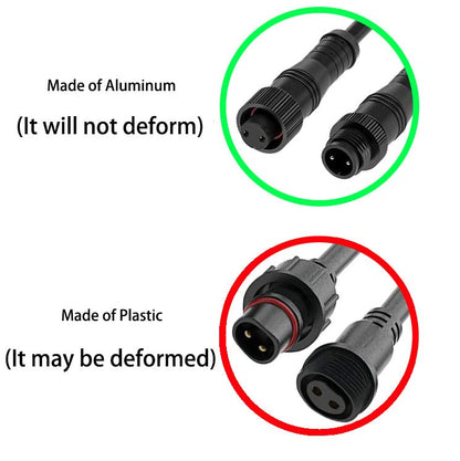 2pin Waterproof Connector,IP68 16WAG Y Shape 1 Male-Divided-2 Female Spillter Connector,LED Extension Cable for Car,Boat,Indoor/Outdoor LED Strip Lights. - size: Y Shape connector