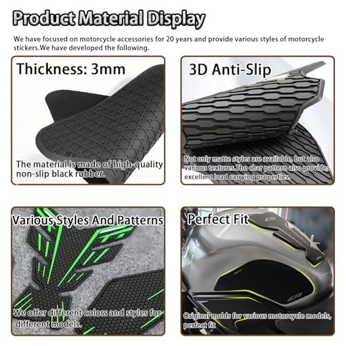 Tank Pad Sticker For CBR400R CBR500R Thermal Insulation, Damage Prevention, Coating Protection,The Fuel Tank Pad, CBR400R Accessories,CBR500R Accessories (Red background with white text B) - color: Red background with white text B