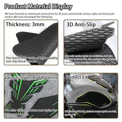 Tank Pad Sticker For GSX250R Thermal Insulation, Damage Prevention, Coating Protection,The Fuel Tank Pad, GSX250R Accessories (Red B) - color: Red B