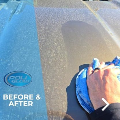 Poli Super Spray® Waterless Cleaner–No Rinse Car, Boat & RV Wash Streak-Free, High Gloss, Non-Abrasive Safe for Gelcoat, Fiberglass, Painted Surfaces, Glass, Plastic, Rubber & Vinyl–Quick & Easy - size: 32 oz