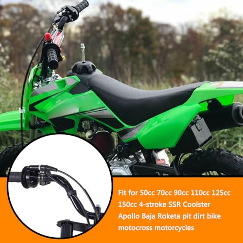HOLATO 36'' Throttle Cable for SSR70 SSR110 SSR125 50cc 70cc 110cc 125cc Tao Tao DB14 DB24 DB27 Baja Dirt Runner DR70 DR90 DR125 Apollo RFZ XR50 XR70 Coolster Roketa Chinese Pit Dirt Bike Motor Black - color: Black