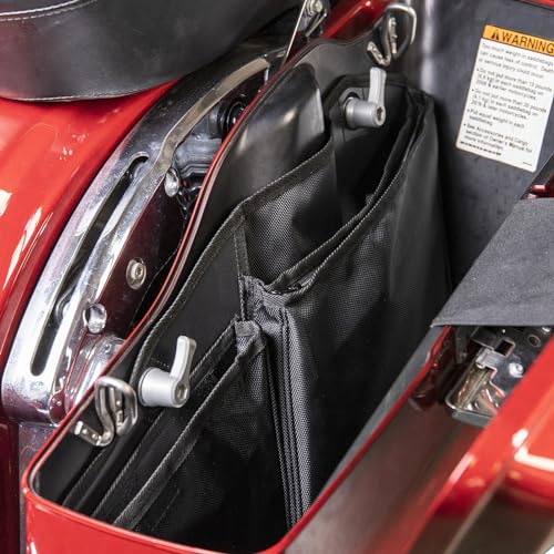 Mofun Motorcycle Saddlebag Organizers Storage Bags Saddle Bag Organizers Compatible With Harley Touring Road King Road Electra Street Glide 1993-2013 - style: For 1993-2013