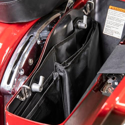 Mofun Motorcycle Saddlebag Organizers Storage Bags Saddle Bag Organizers Compatible With Harley Touring Road King Road Electra Street Glide 1993-2013 - style: For 1993-2013