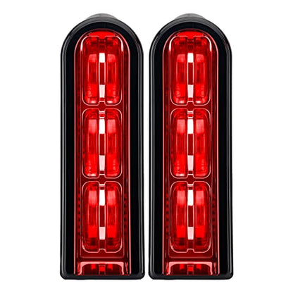 Motorcycle Rear Saddlebag Accent LED Light Insert Filler Support Black Replacement for Harley Touring FLHTCU FLHTK FLTRU Road King Electra Glide Ultra Classic 2014-2022 - color: black