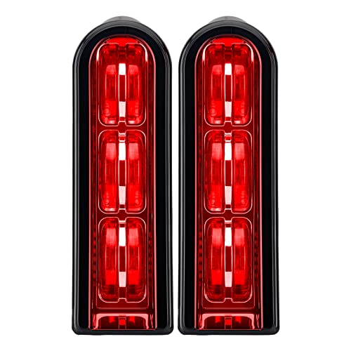 Motorcycle Rear Saddlebag Accent LED Light Insert Filler Support Black Replacement for Harley Touring FLHTCU FLHTK FLTRU Road King Electra Glide Ultra Classic 2014-2022 - color: black