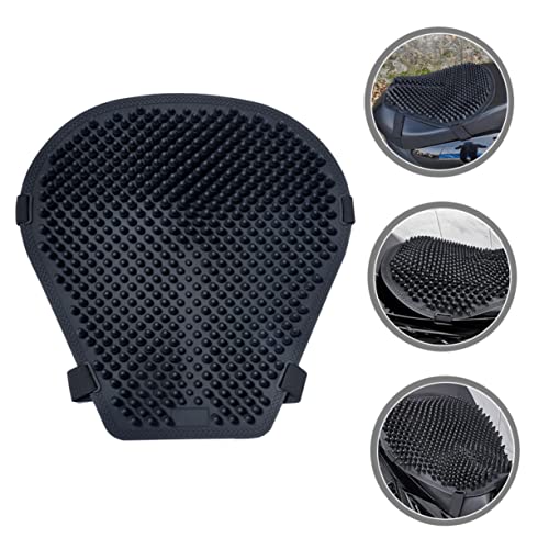 Thick Silicone Motorcycle Seat Cover Non Slip Breathable Cushion Pad Sunscreen Heat Resistant Motorbike Saddle for Comfortable Long Rides