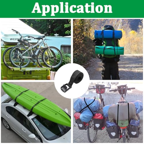 4 PCS 1" x 4ft Battery Tie Down Strap kit,Battery Hold Down Strap with Stainless Steel Cam Buckle for Boats, Luggage Belt, Cars - size: 1'' x 48''-4pcs