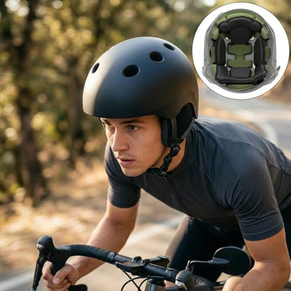 Tactical Helmet Pads - Universal Replacement Internal Memory Foam Pad Inserts for ACH, MICH, EXF Helmets - color: 3rd-Green