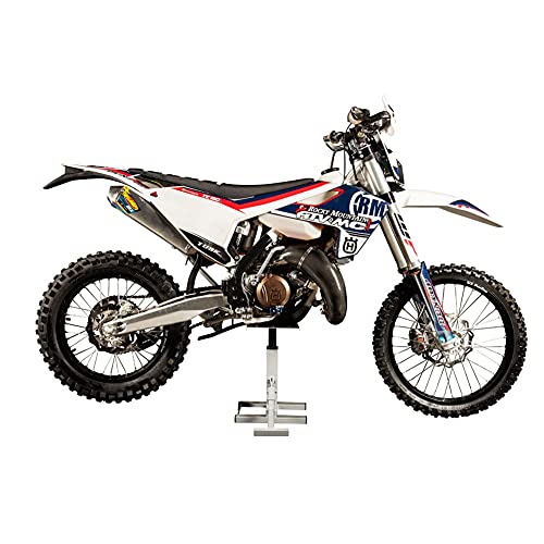 Tusk Adjustable Dirt Bike Motorcycle Lift Stand – Height Adjustable Maintenance Stand for Off-Road and Motocross Service