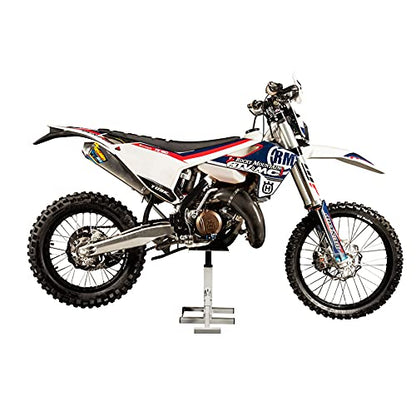 Tusk Adjustable Dirt Bike Motorcycle Lift Stand – Height Adjustable Maintenance Stand for Off-Road and Motocross Service