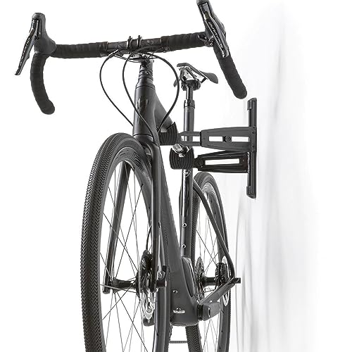 Feedback Sports | Velo Wall Rack 2D Bike Storage | Bicycle Hangar Mount W/Adjustable Arms | Road, Gravel, Mountain Bike Compatible | For Garage, Apartment, Shed | Black - style: Velo Wall Rack 2D