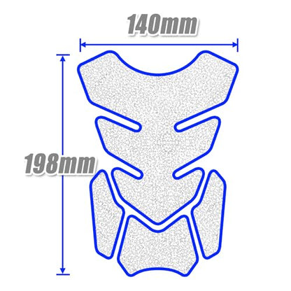 MC Motoparts Motorcycle Gas Tank Pad Protector Universal Anti-slip Shield Protection Grip Sticker Decal Abstract Pink - color: 001