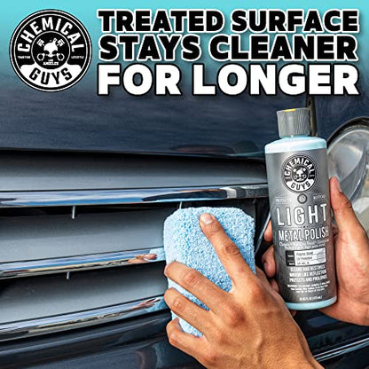 Chemical Guys SPI_404_16 Light Metal Polish (Works on Chrome, Stainless Steel, Aluminum & More), 16 fl oz - style: Light Metal Polish