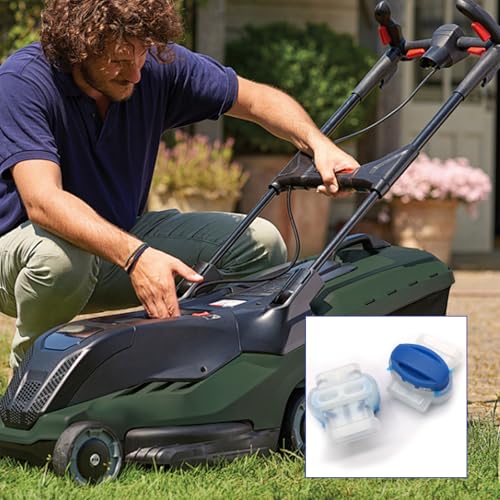 Uenhoy 20 Pcs 3 Way Wire Connectors, Waterproof Electrical IDC 314-Box Pigtail Connectors for 22-14 AWG Cables, Insulation Wire Coupler for Robotic Lawn Mowers Irrigation Applications