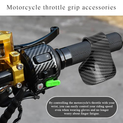 DXNQ 2 PCS Motorcycle Cruise Assist, Throttle Mounted Motorcycle Handlebar Cruise Control Wrist Rest, Hand Rest Handlebar Control Grip Throttle Assist, Motorcycles Accessories