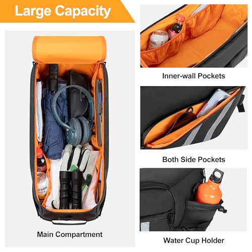 HODRANT Water-resistant Under Seat Bag Compatible with Honda Ruckus 2010-2024 Scooter, Cling to Side Frame Box Scooter Under Seat Organizer with Shoulder Strap for Motorcycle Accessories, Bag Only