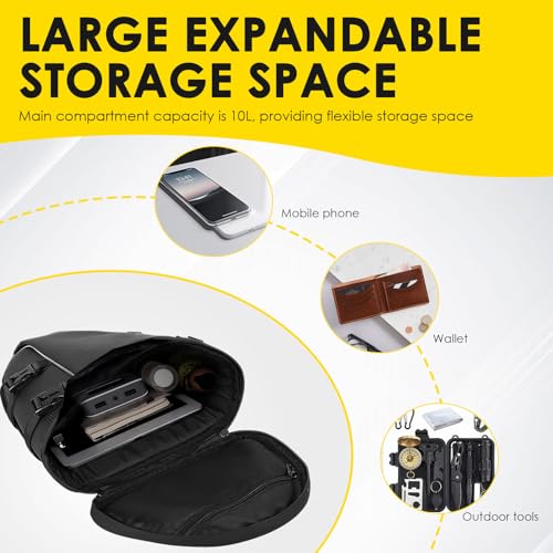 Motorcycle Tail Bag Multifunctional Waterproof Storage Saddle Bag with Straps Non Slip Base Top Motorcycle Seat Bag Sports Motorbike Rear Rack Bag