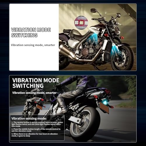 Motorcycle LED Strobe Lights with Remote Control USB Rechargeable 7 Colors Mini Flashing Light Modification Hazard Warning Lights for Outdoor Truck Car Electric Bike