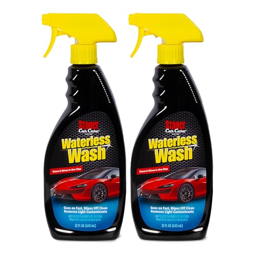 Stoner Car Care 92604-2PK Waterless Wash Car Detailing Spray – Safe, Scratch-Free Formula Quickly Cleans, Shines & Protects Cars, Trucks, Boats, Motorcycles, RVs & More – 22 Fl Oz, Pack of 2 - size: 22 Fl Oz (Pack of 2)