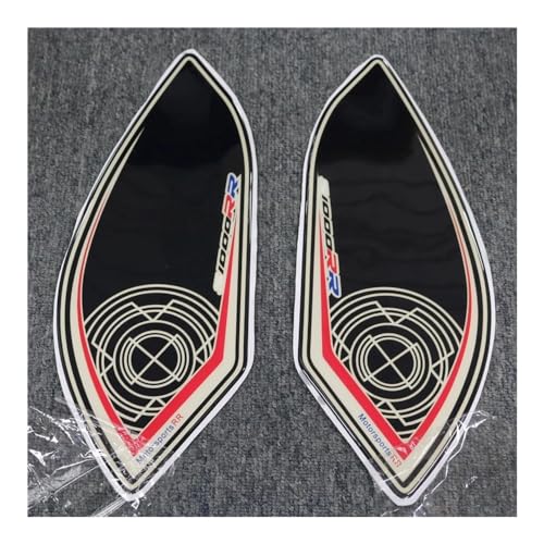 Motorcycle Tank Pads for BMW S1000RR S1000 RR 2009 2010 2011 2012 2013-2018 Protector Anti Slip Tank Pad Sticker Gas Knee Grip Traction Side Decal - color: E