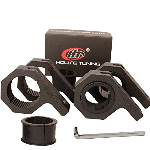 1.875" Roll Cage Clamps 4 Pack,1 7/8" Dimeter Tube Clamp Bracket,Roof Bar Clamp for Fog Light Bar (1.875"-Clamp Mount Kit) - size: 1.875"-Clamp Kit