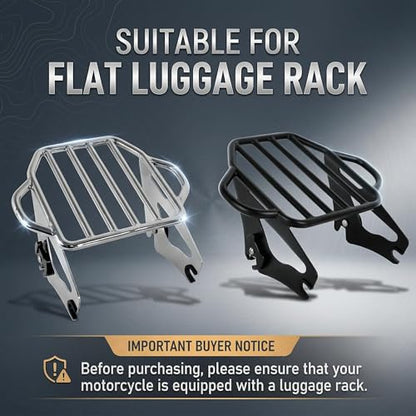 Japard Motorcycle Top Case 42L Daily Rear Tail Box Trunk, Lockable Storage Carrier, Waterproof Universal Mounting for Helmet Luggage - color: Mat Black
