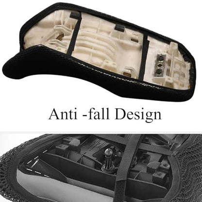 Motorcycle Seat Cushion Pad Cover 3D Mesh Insulated Breathable Non-Slip Waterproof Pressure Relief Motorcycle Seat Pad Cover Compatible with Suzuki V-Strom DL1000 DL650 DL250 DL 650(DL1000) - color: DL1000