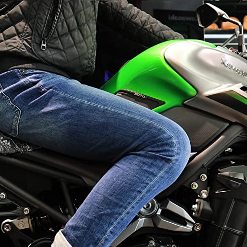 NIGHT CAT Motorcycle Gas Tank Protectors pad,Fuel Tank Protection Sticker,Compatible with Z900,Fuel Tank Side Traction mat,Anti-Slip(Side Traction pad) - color: Z900 Side Traction Pad