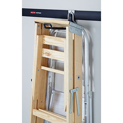 Rubbermaid Fasttrack Ladder Hook Garage Wall/Ladder Hanger Wall Mount and Heavy Duty Organization for Home/Garage/Wall/Shed (Pack of 6) - size: 1 Count (Pack of 6), style: Ladder Hook