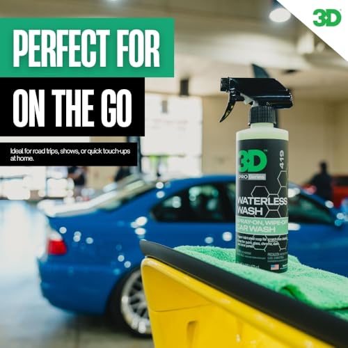 3D Waterless Car Wash - Easy Spray Waterless Detailing Spray - No Soap or Water Needed - Great on Cars, RVs, Motorcycles & Boats 1 Gallon - size: 128 Fl Oz (Pack of 1)