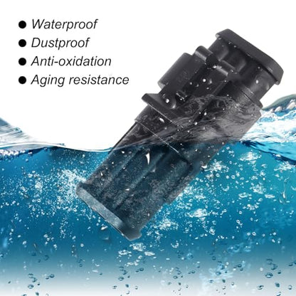 352Pcs Waterproof Connector Car Electrical Connector Terminals Quick Disconnect Wire Connector Plug Kit, 1/2/3/4 Pin Connectors Male and Female for Cars Motorcycles, Boats- 22-16 AWG