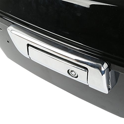 XFMT 13.7'' Motorcycle King Trunk Luggage Tail Box for 2014-2025 Harley Touring Road King Stree Glide Road Glide Electra Glide Ultra Classic Tail Box - color: King Trunk