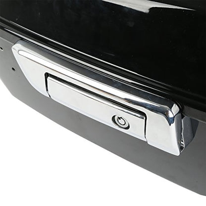 XFMT 13.7'' Motorcycle King Trunk Luggage Tail Box for 2014-2025 Harley Touring Road King Stree Glide Road Glide Electra Glide Ultra Classic Tail Box - color: King Trunk