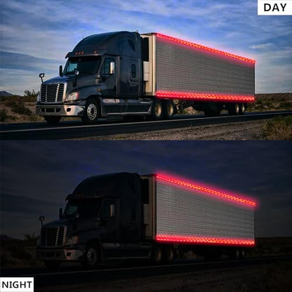 SWRT Reflective Tape 2 Inch x 30 Feet DOT-C2 Shining Star Fade Resistant Red Reflective Tape Outdoor Waterproof Strong Adhesive Safety Warning Tape Reflector Conspicuity Tape for Trailer Trucks Bike - size: 2IN x 30FT