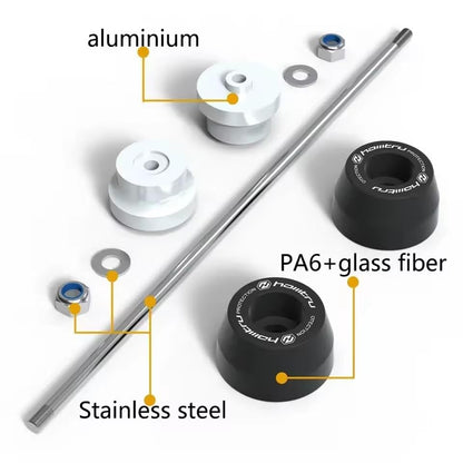 Rear Front Axle Fork Crash Slider For Triumph Tiger 850 Sport/Tiger 900 GT Rally Pro 2020-2024 Motorcycle Wheel Protector (Front-Rear)