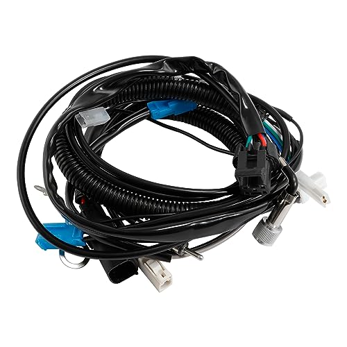 TCMT Smoke Len King Trunk LED Tail Light Assembly Wiring Harness Fits For Harley Touring Road King Road Street Electra Glide Tri Glide Ultra Limited 2014-2025 - color: Smoke Lens Black Housing A, size: Light Set(12 Funtions)