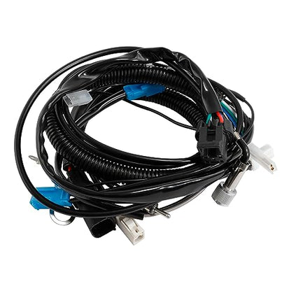 TCMT Smoke Len King Trunk LED Tail Light Assembly Wiring Harness Fits For Harley Touring Road King Road Street Electra Glide Tri Glide Ultra Limited 2014-2025 - color: Smoke Lens Black Housing A, size: Light Set(12 Funtions)